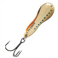 Блесна Колебалка NORIES Metal Wasaby 8gr #BR-2 Golb Rush