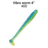 Силиконовая приманка CF Crazy Fish Vibro Worm 4" 75-100-40d-6