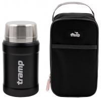 Термос Tramp пищевой в чехле 0.8 л чёрный