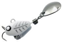 Тейл-спиннер UF Studio Hurricane 10g. White GHOST