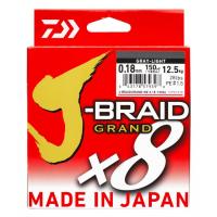 Шнур Daiwa J-Braid Grand x8 (серый) 135m PE#1.2 (0.16mm)