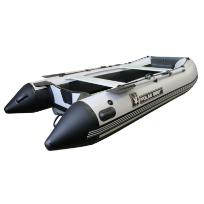 Лодка Polar Bird 385M Merlin НДНД Стеклокомпозит (чёрно-серый)