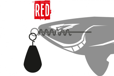 Быстросъёмное грузило X Sinker's Red 12gr (3шт)