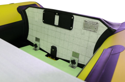 Лодка Polar Bird 340М (Лайт) Стеклокомпозит (Чёрно-желтый)