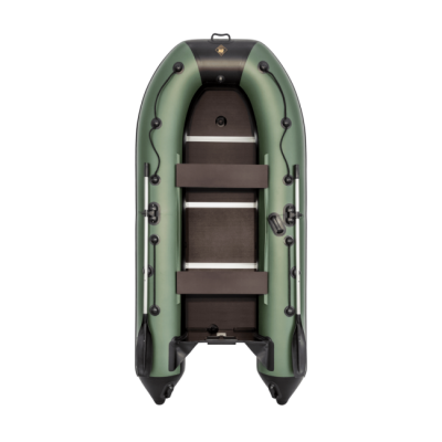 Лодка ПВХ Ривьера Компакт 3200 СК "Касатка" зеленый/черный