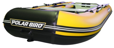 Лодка Polar Bird 340М (Лайт) Стеклокомпозит (Чёрно-желтый)