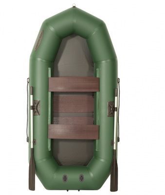 Лодка гребная под мотор Лоцман Профи С-240 МРС (зеленый)