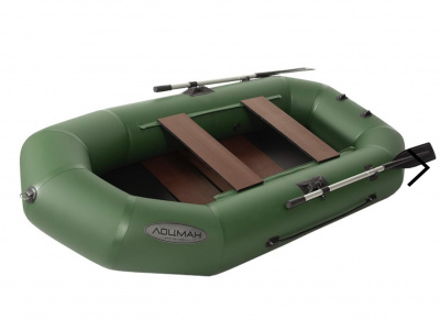 Лодка гребная под мотор Лоцман Профи С-240 МРС (зеленый)