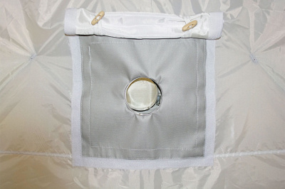 Зимняя палатка Берег Куб 1.80 Двухслойный ( нового образца ) (180х180/190 см)