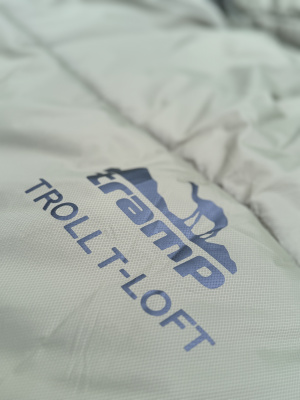 Спальный мешок кокон Tramp Troll T-Loft Regular Olive (левый) 220*95*85 см (-25°C)