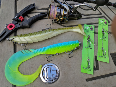 Стингер для приманок Волжские джиги 19-23см крючок 1/0 30кг