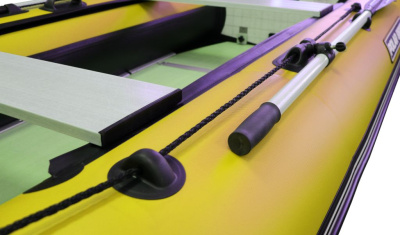 Лодка Polar Bird 340М (Лайт) Стеклокомпозит (Чёрно-желтый)