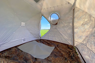 Зимняя палатка Берег Куб 1.80 Двухслойный ( нового образца ) (180х180/190 см)