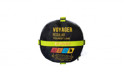 Спальный мешок кокон Tramp Voyager Compact (правый) 185*80*55 см (-10°C)