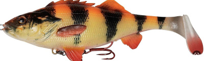 Приманка Savage Gear 4D Perch Shad Slow Sink 12.5cm 23gr 03-Albino