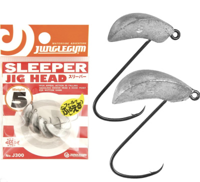 Джиг головки JungleGym J300 Sleeper Jig Head 2.5gr