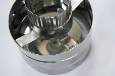 Дефлектор Берег на дымоход походной печи д100