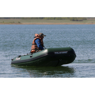 Лодка Polar Bird 385M Merlin НДНД Стеклокомпозит (зелёный)