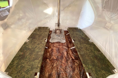 Палатка Берег Куб 2.20 Двухслойный ( нового образца ) (220х220/190 см)