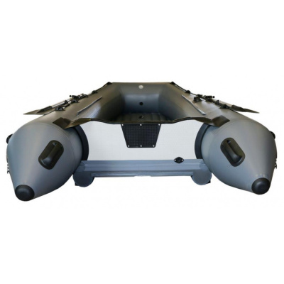 Лодка Polar Bird 385M Merlin НДНД Стеклокомпозит  (чёрно-белый) 