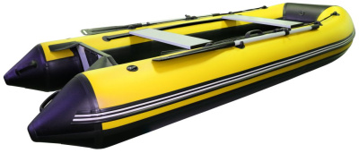 Лодка Polar Bird 340М (Лайт) Стеклокомпозит (Чёрно-желтый)