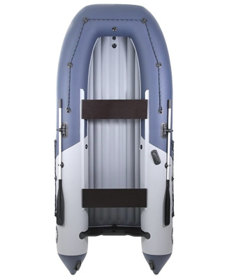 Лодка Grouper GR 335 НДНД (серо-синий) модель 2026г