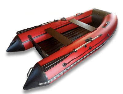 Лодка ПВХ ORCA 325НД (красно- черный)