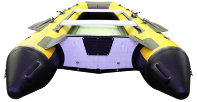 Лодка Polar Bird 340М (Лайт) Стеклокомпозит (Чёрно-желтый)