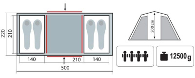 Палатка Кемпинговая Tramp Brest 4 (V2)