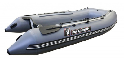 Лодка Polar Bird 385М Merlin (серый) стеклокомпозит
