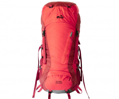 Рюкзак туристический Tramp Floki 50+10 л (красный)