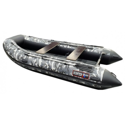 Лодка ПВХ Хантер 360 А Камуфляж серый