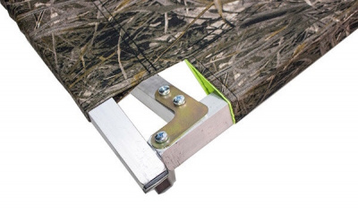 Раскладушка алюминиевая Медведь (170*65*40 см) утеплённая 3х слойная