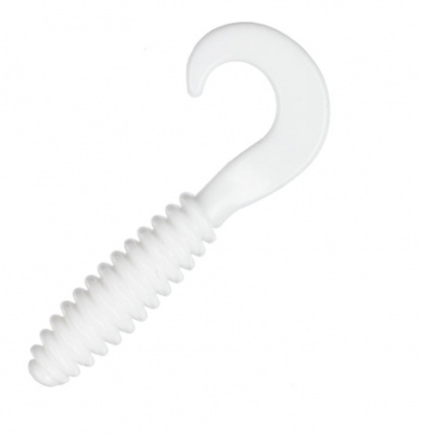 Bass Pro Shops Squirmin' Grubs 4” White