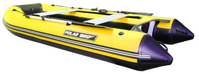 Лодка Polar Bird 320М (Лайт) Стеклокомпозит (Чёрно-желтый)
