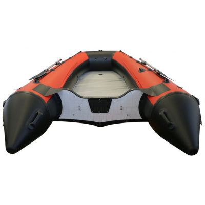 Лодка Polar Bird 380E New Eagle Стеклокомпозит (черно-красный) модель 2025 г