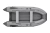 Лодка ПВХ Roger ЗЕФИР LT 3300 НДНД (серый-графит)