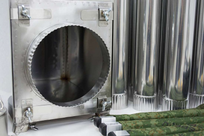 Печь Берег для палатки "Экономка" Малая New (без экранов - труба 65мм)