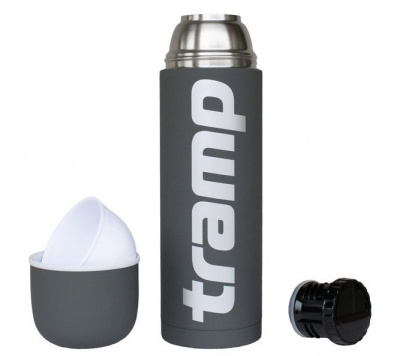 Термос Tramp Soft Touch 1.2 л серый