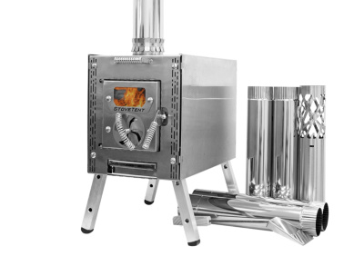 Печь Берег для палатки "Atomstove" Средняя New  (труба - 80мм)