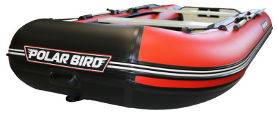 Лодка Polar Bird 340М (Лайт) Стеклокомпозит (Чёрно-серый)