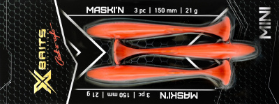 Силиконовая приманка Xbaits Maski'n Mini 150 mm MAM305 (3шт)