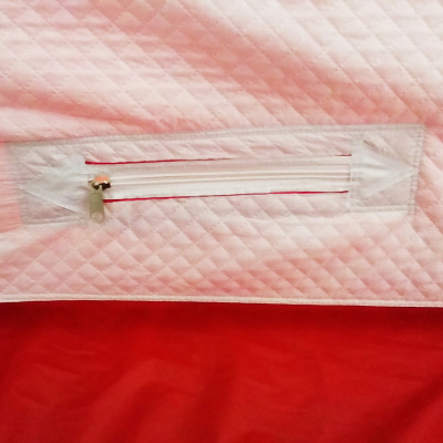 Зимняя палатка Медведь Куб 4 Люкс (2.3*2.3/2.0m) утеплённая (3-сл)