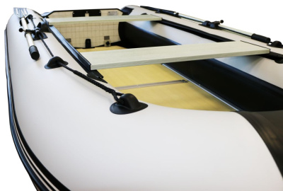 Лодка Polar Bird 340М (Лайт) Стеклокомпозит (Чёрно-белый)