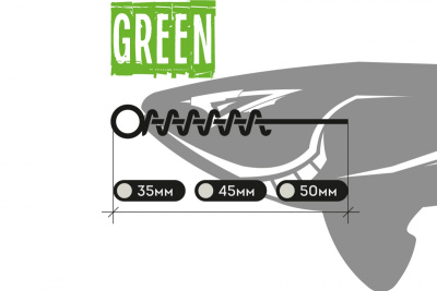 Основа монтажа X Screw’s GREEN 45mm (5шт)