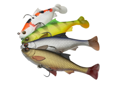 Силиконовая приманка Savage Gear 3D Roach Tail Pulse 13cm 38.5gr Firetiger/ 2 штуки