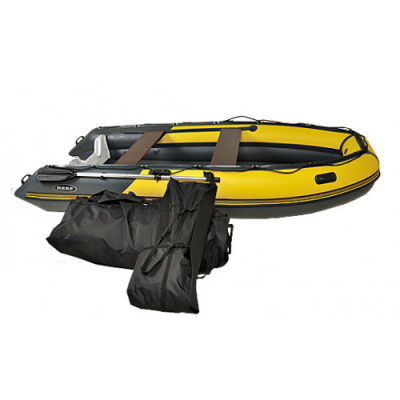 Надувная лодка ПВХ Риф Скат Тритон 400 НД (надувное дно)