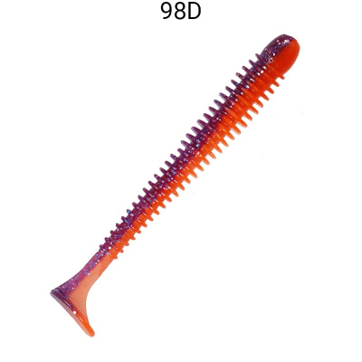 Силиконовая приманка Crazy Fish Vibro Worm 4" 75-100-98d-6