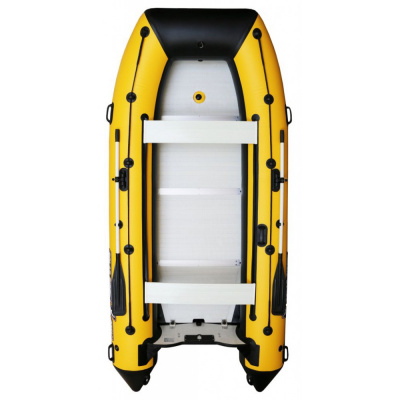 Лодка Polar Bird 320М New Merlin Стеклокомпозит (чёрно-желтый)