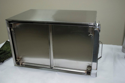 Печь Берег для палатки  "Армейская" New (труба - 100мм)